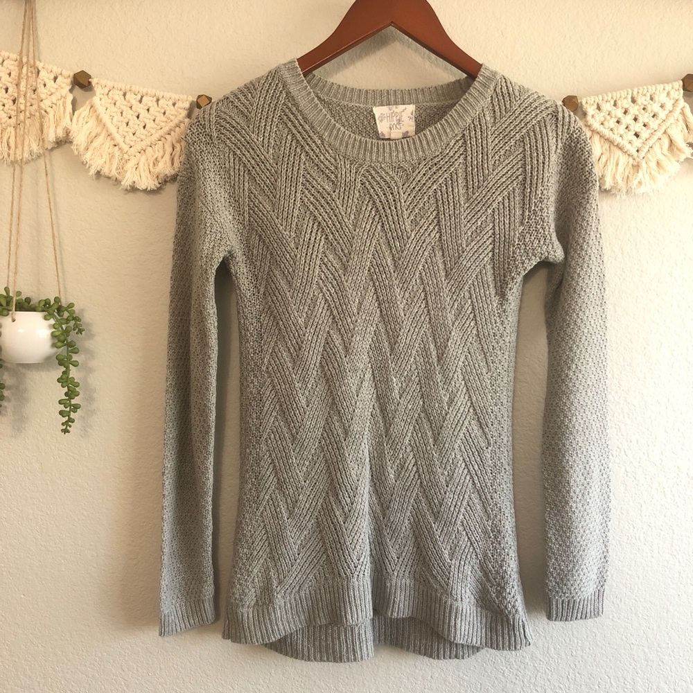 Hippie Rose - XS - grey sweater